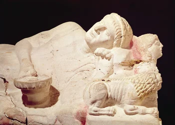 Detail des Sarkophags von Velthur Partunus, 8.-1. Jahrhundert v. Chr.